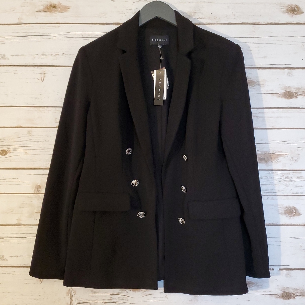 Premise Black Blazer Women’s size 6